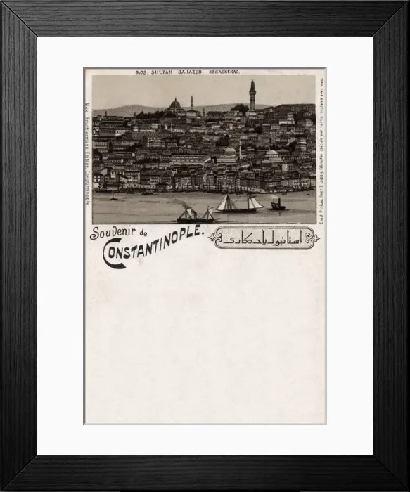 Framed Print : View across Golden Horn from Galata Tower, Istanbul, Turkey Framed Print : View across Golden Horn from Galata Tower, Istanbul, Turkey