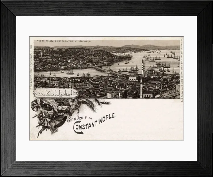 Framed Print : Galata Bridge (Eminonu and Galata) from Beyazit Tower Framed Print : Galata Bridge (Eminonu and Galata) from Beyazit Tower