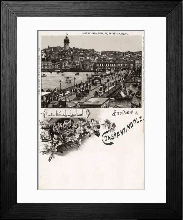 Framed Print : Galata Bridge and Galata Tower, Istanbul, Turkey Framed Print : Galata Bridge and Galata Tower, Istanbul, Turkey