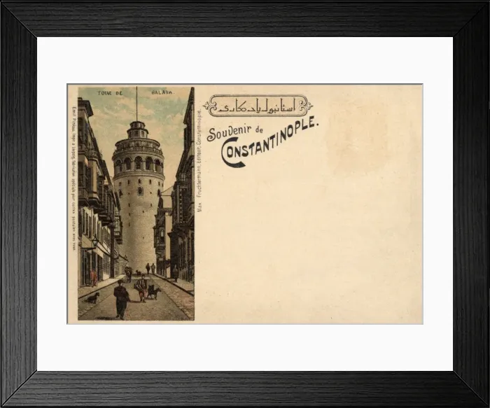 Framed Print : Galata Tower and Buyuk Hendek Avenue, Istanbul, Turkey Framed Print : Galata Tower and Buyuk Hendek Avenue, Istanbul, Turkey