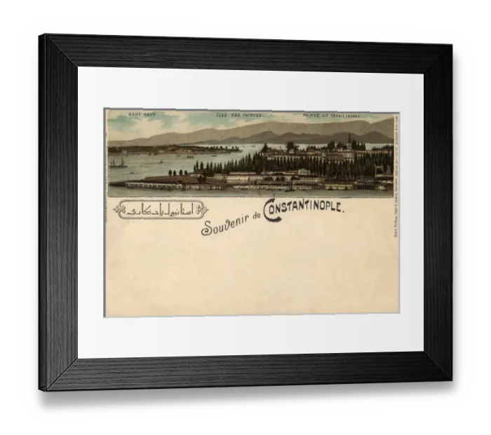 Framed Print : Seraglio Point from the Galata Tower, Istanbul, Turkey