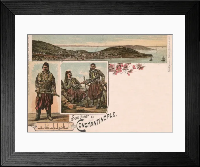 Framed Print : Heybeliada, Island of Halki, Zeybek Chief, Albanian Soldiers Framed Print : Heybeliada, Island of Halki, Zeybek Chief, Albanian Soldiers