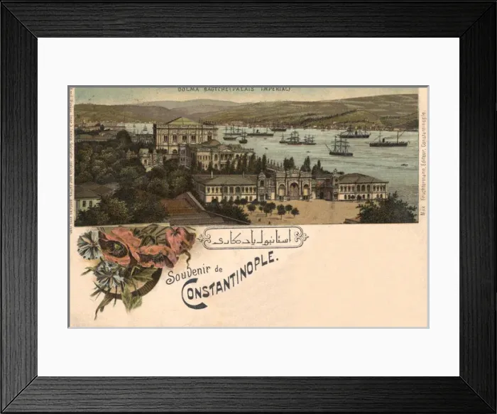Framed Print : Dolmabahce Palace, Istanbul, Turkey