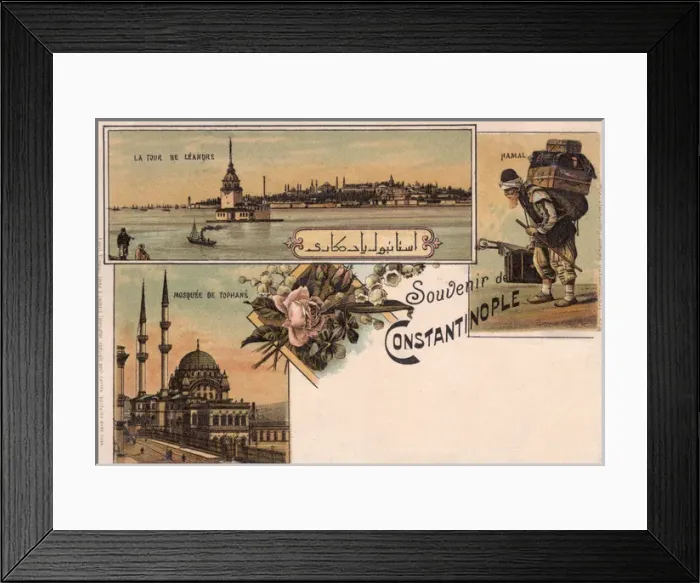 Framed Print : Porter, Leanders Tower, Nusretiye Mosque Tophane, Istanbul Framed Print : Porter, Leanders Tower, Nusretiye Mosque Tophane, Istanbul