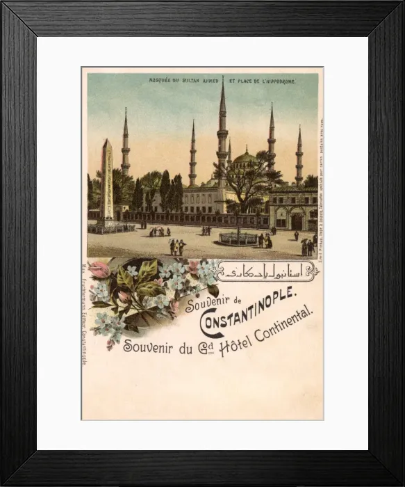 Framed Print : The Blue Mosque and the Hippodrome, Istanbul, Turkey Framed Print : The Blue Mosque and the Hippodrome, Istanbul, Turkey