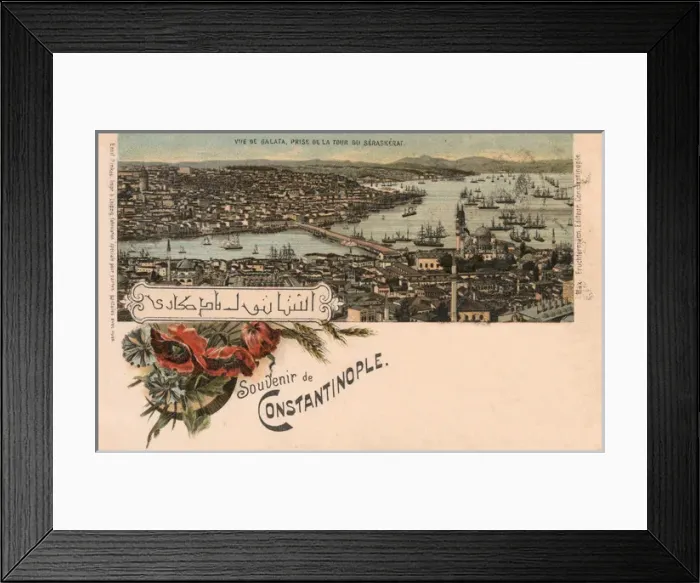 Framed Print : Galata Bridge (Eminonu and Galata) from Beyazit Tower Framed Print : Galata Bridge (Eminonu and Galata) from Beyazit Tower