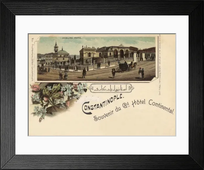 Framed Print : Sublime Porte and Nalli Mosque, Istanbul, Turkey Framed Print : Sublime Porte and Nalli Mosque, Istanbul, Turkey