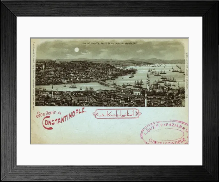 Framed Print : Galata Bridge (Eminonu and Galata) from Beyazit Tower Framed Print : Galata Bridge (Eminonu and Galata) from Beyazit Tower