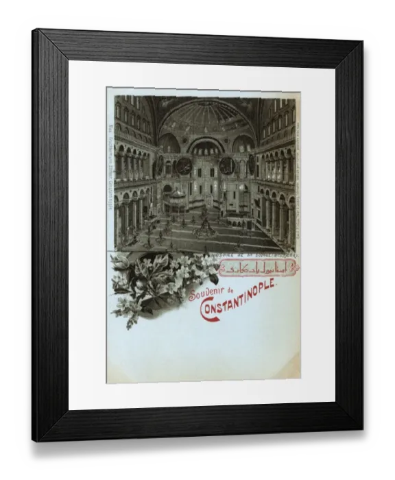 Framed Print : Interior of the Ayasofya, Istanbul, Turkey Framed Print : Interior of the Ayasofya, Istanbul, Turkey