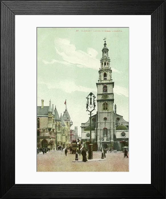 Framed Print : St Clement Danes, Strand, London Framed Print : St Clement Danes, Strand, London
