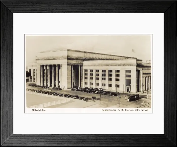Framed Print : Pennsylvania Railroad Station, 30th Street, Philadelphia USA Framed Print : Pennsylvania Railroad Station, 30th Street, Philadelphia USA