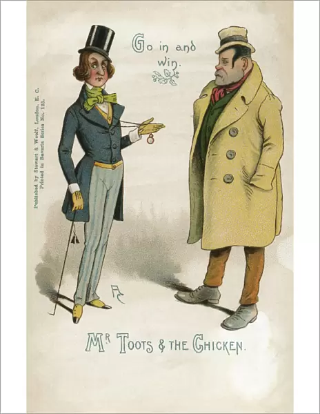 Dombey & Son - Carles Dickens - Mr Toots and the Chicken