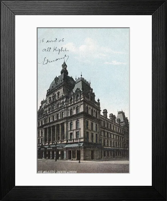 Framed Print : His Majestys Theatre, London