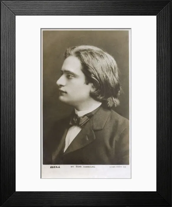 Framed Print : Mark Hambourg - Russian-born pianist Framed Print : Mark Hambourg - Russian-born pianist