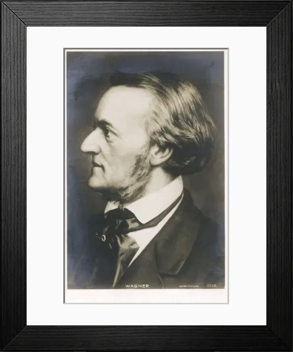 Framed Print : Richard Wagner - German Classical Composer Framed Print : Richard Wagner - German Classical Composer