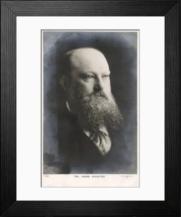 Framed Print : Dr. Hans Richter - Hungarian musician Framed Print : Dr. Hans Richter - Hungarian musician