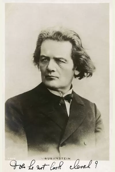 Russian pianist and composer Anton Grigorevic Rubinstein