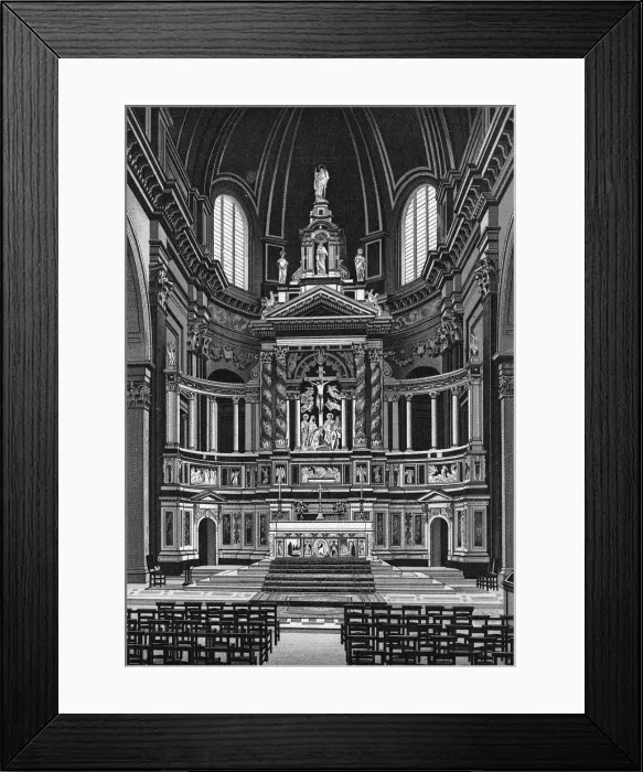 Framed Print : Reredos - St Pauls Cathedral, London Framed Print : Reredos - St Pauls Cathedral, London