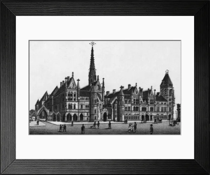 Framed Print : The New Law Courts, London Framed Print : The New Law Courts, London