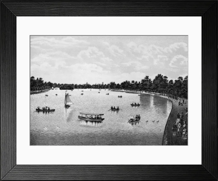 Framed Print : The Serpentine, Hyde Park, London Framed Print : The Serpentine, Hyde Park, London