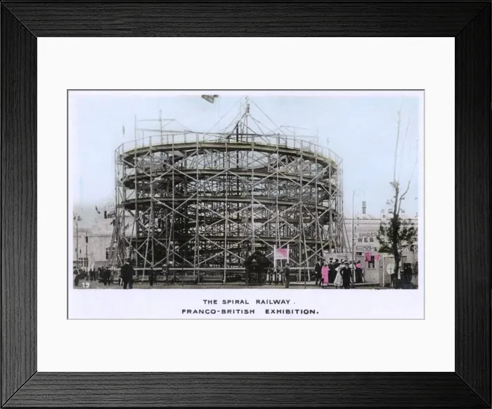 Framed Print : The Spiral Railway - Franco-British Exhibition Framed Print : The Spiral Railway - Franco-British Exhibition