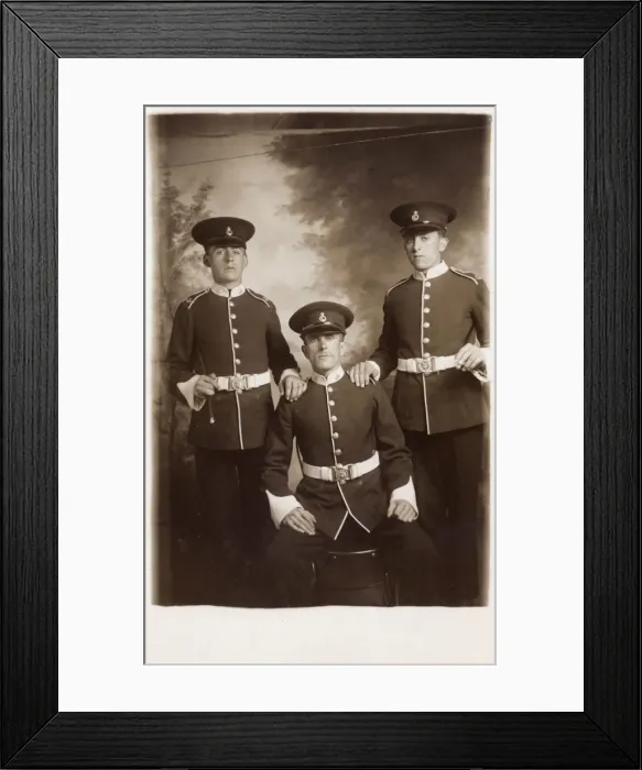 Framed Print : Hertfordshire Territorials - Herts Regiment - Pre-WW1 Framed Print : Hertfordshire Territorials - Herts Regiment - Pre-WW1