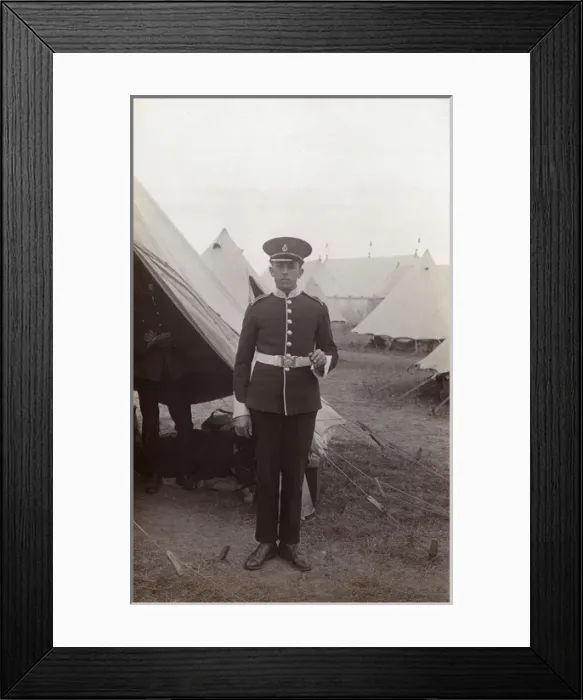Framed Print : Hertfordshire Territorial - Herts Regiment - Pre-WW1 Framed Print : Hertfordshire Territorial - Herts Regiment - Pre-WW1