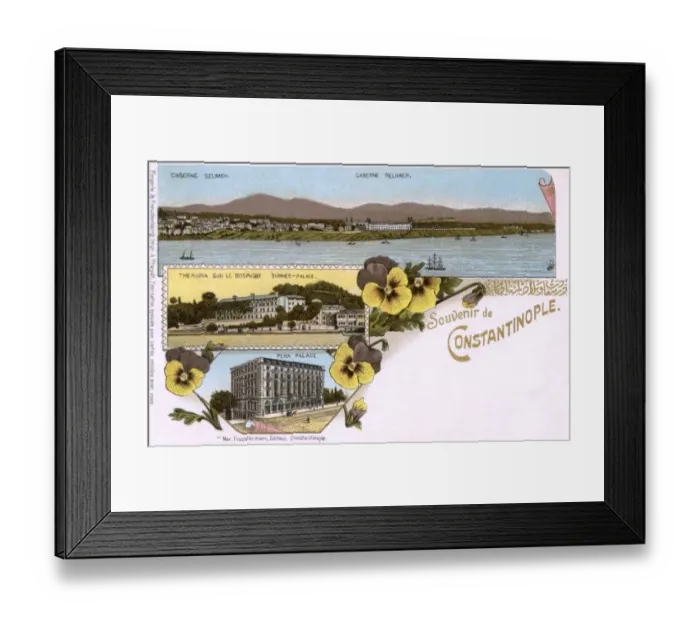 Framed Print : Harem, Selimiye, Summer Palace at Tarabya, Pera Palace Hotel Framed Print : Harem, Selimiye, Summer Palace at Tarabya, Pera Palace Hotel