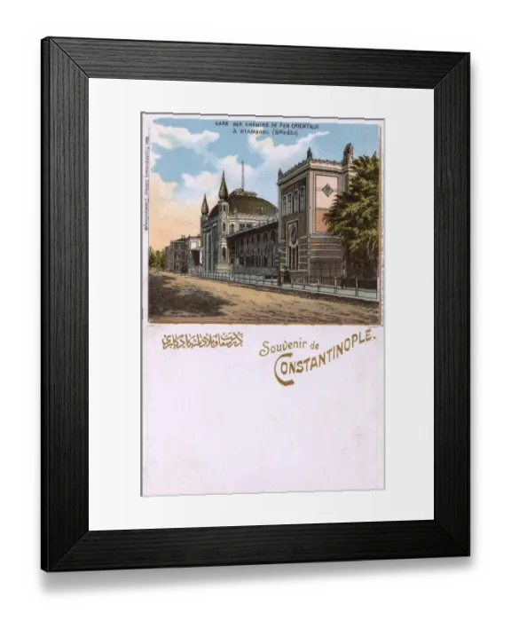 Framed Print : The Sirkeci Railway Station - Istanbul, Turkey Framed Print : The Sirkeci Railway Station - Istanbul, Turkey