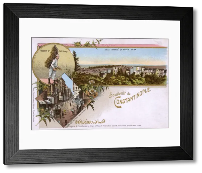 Framed Print : Aynalicesme, Water Carrier, Galatasaray, Grande Rue de Pera Framed Print : Aynalicesme, Water Carrier, Galatasaray, Grande Rue de Pera