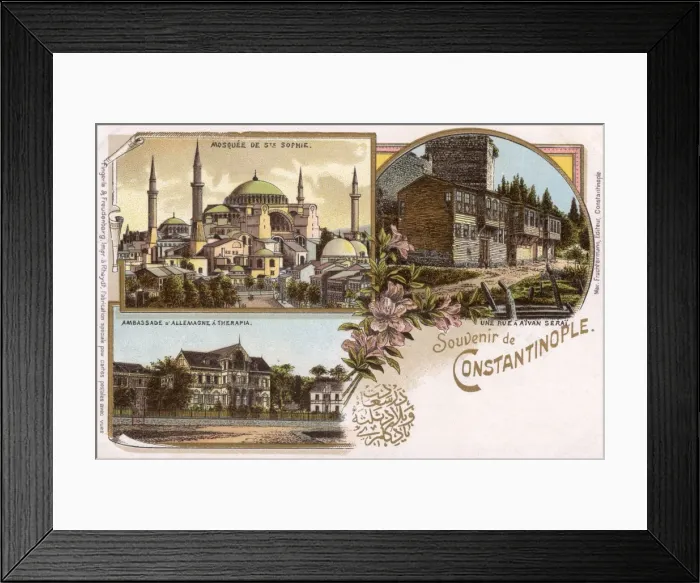 Framed Print : Ayvansaray, Ayasofya and German Consulate at Tarabya Framed Print : Ayvansaray, Ayasofya and German Consulate at Tarabya