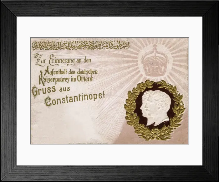 Framed Print : Second Oriental Tour of Emperor Wilhelm II of Germany - 1898 Framed Print : Second Oriental Tour of Emperor Wilhelm II of Germany - 1898