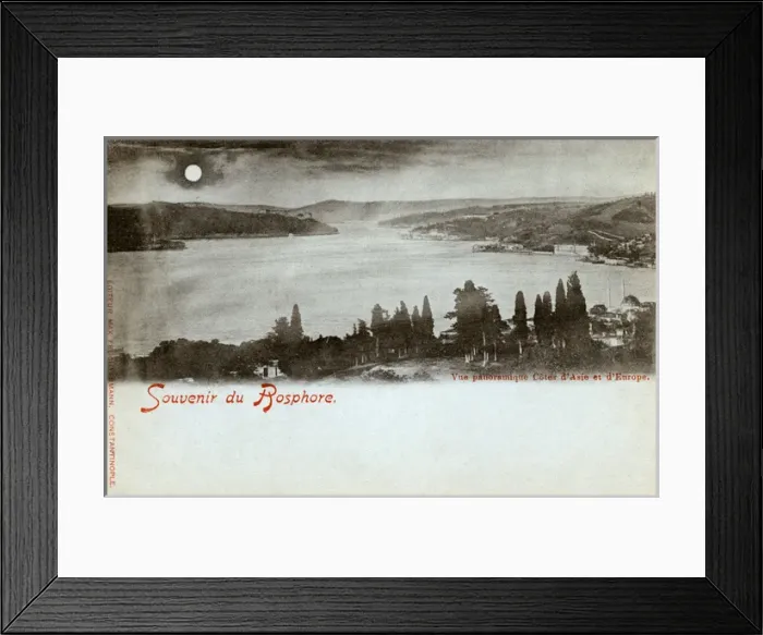 Framed Print : Istanbul, Turkey - Bosphorus from ridges of Nakkastepe Framed Print : Istanbul, Turkey - Bosphorus from ridges of Nakkastepe