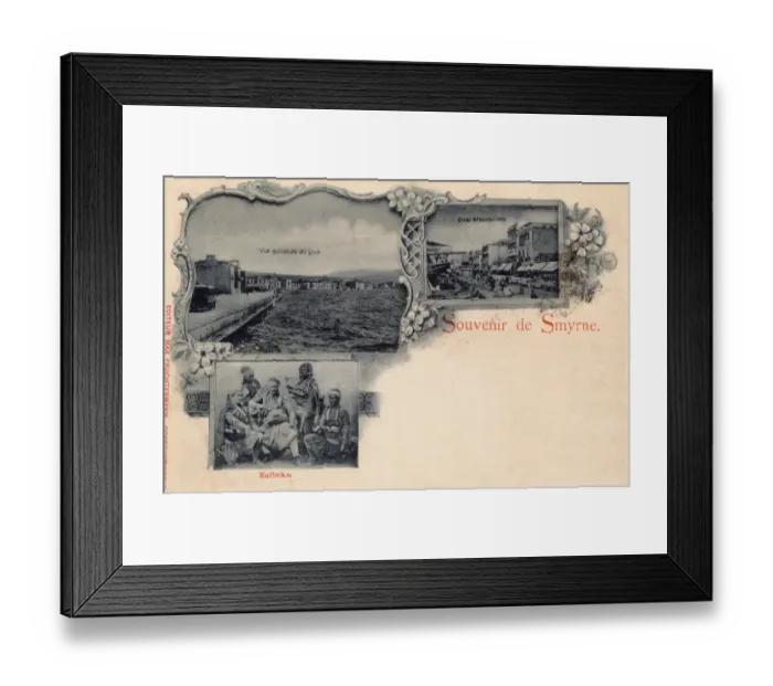 Framed Print : Turkey - Custom House, View of Izmir - Zeybeks Framed Print : Turkey - Custom House, View of Izmir - Zeybeks