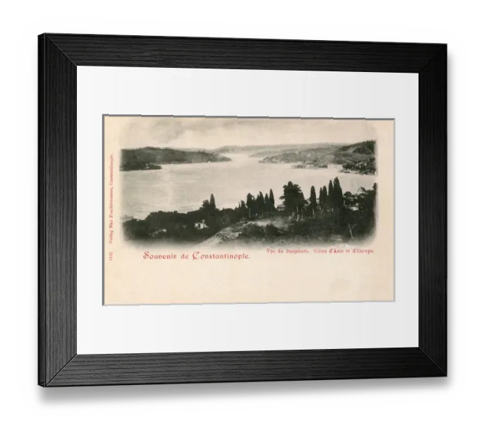 Framed Print : Istanbul, Turkey - Bosphorous from the Ridges of Nakkastepe Framed Print : Istanbul, Turkey - Bosphorous from the Ridges of Nakkastepe