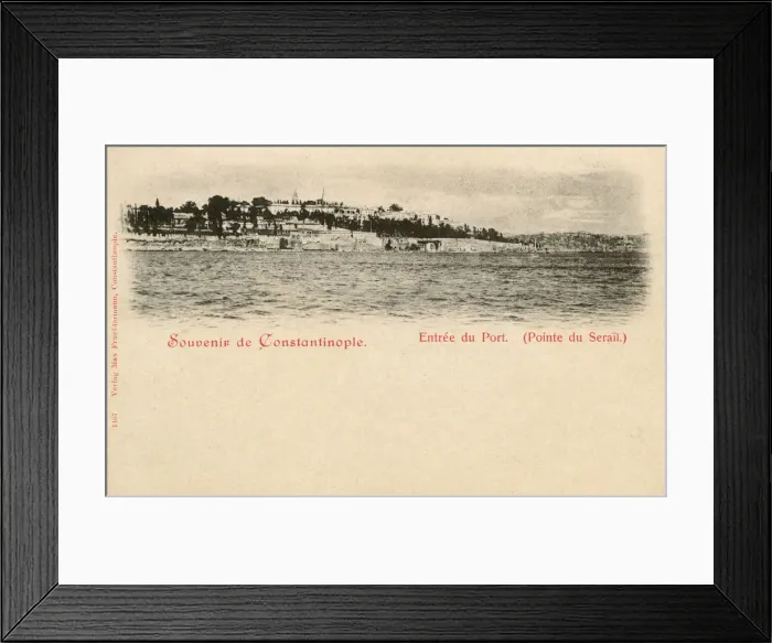 Framed Print : Istanbul, Turkey - Seraglio Point and Topkapi Palace Framed Print : Istanbul, Turkey - Seraglio Point and Topkapi Palace