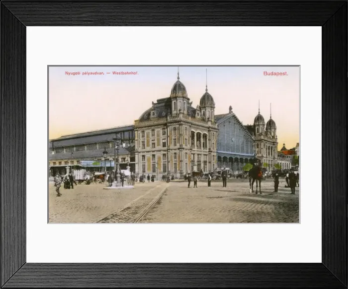 Framed Print : The Western Railway Station - Budapest, Hungary Framed Print : The Western Railway Station - Budapest, Hungary