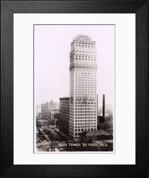Framed Print : Book Tower, Detroit, Michigan, USA Framed Print : Book Tower, Detroit, Michigan, USA
