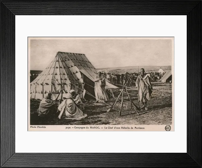 Framed Print : The Chief of a Guerilla Band - Moroccan Rebellion Framed Print : The Chief of a Guerilla Band - Moroccan Rebellion