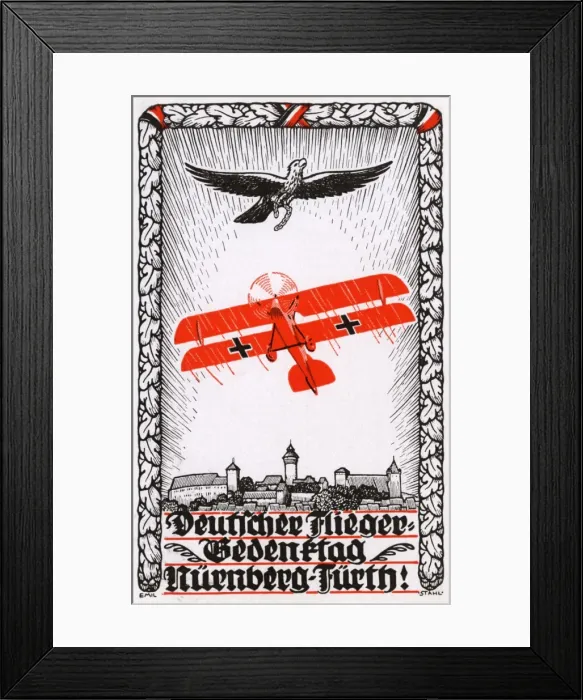 Framed Print : German aviator Memorial Day at Furth, Bavaria, Germany Framed Print : German aviator Memorial Day at Furth, Bavaria, Germany