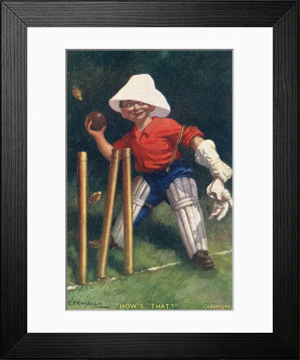 Framed Print : Hows That - A young wicketkeeper whips off the bails Framed Print : Hows That - A young wicketkeeper whips off the bails