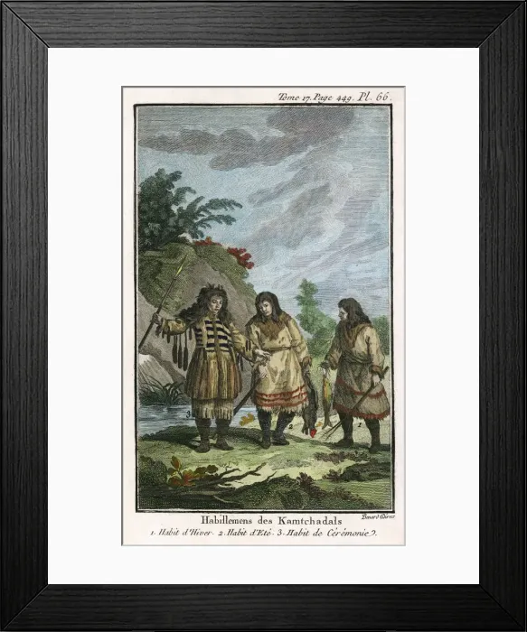 Framed Print : Clothing of the Men of Kamchatka - Far Eastern Russia Framed Print : Clothing of the Men of Kamchatka - Far Eastern Russia