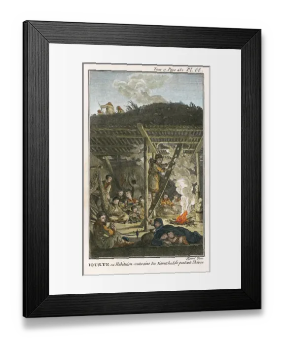 Framed Print : Underground home - Kamchatka - Far Eastern Russia Framed Print : Underground home - Kamchatka - Far Eastern Russia