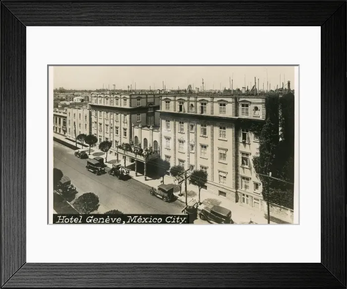 Framed Print : Hotel Geneve, Mexico City, Mexico Framed Print : Hotel Geneve, Mexico City, Mexico