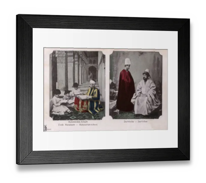Framed Print : Islamic School and Dervishes Framed Print : Islamic School and Dervishes