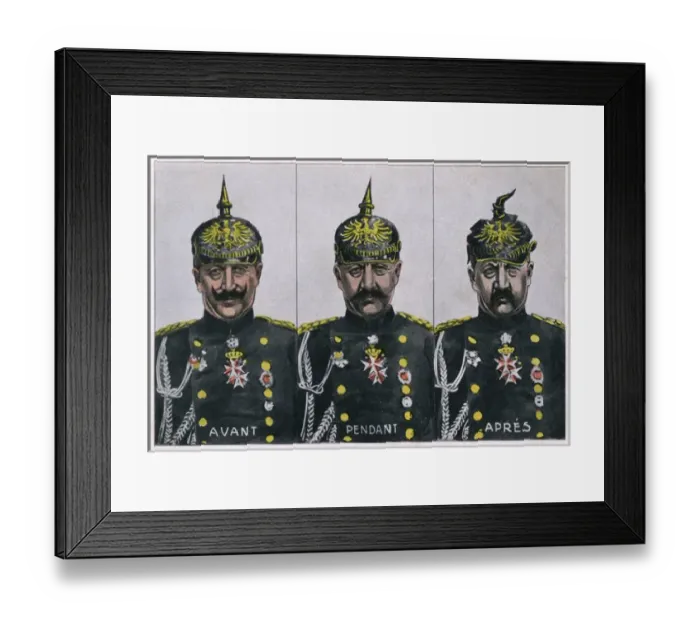 Framed Print : The Kaiser suffers throughout the war Framed Print : The Kaiser suffers throughout the war