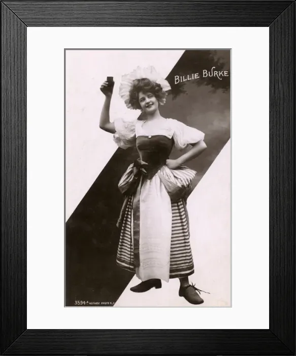 Framed Print : American Actress - Billie Burke Framed Print : American Actress - Billie Burke