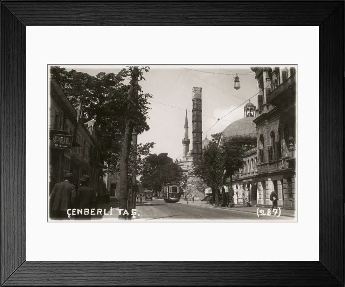 Framed Print : Istanbul, Turkey - View toward the Burnt Column Framed Print : Istanbul, Turkey - View toward the Burnt Column