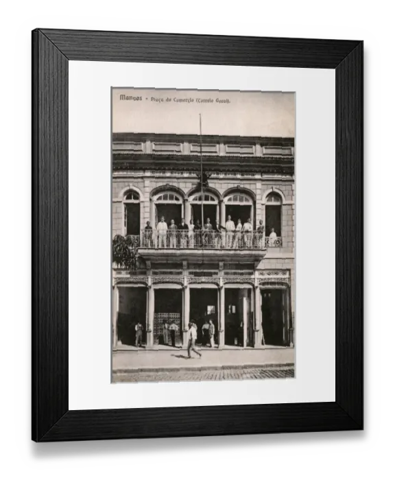 Framed Print : Manaus, Brazil - Praca da Comercio (Correio Geral) Framed Print : Manaus, Brazil - Praca da Comercio (Correio Geral)