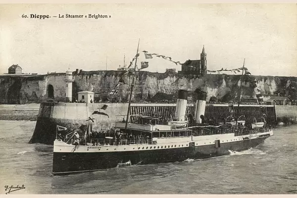 The Brighton ferry running between Dieppe and Newhaven